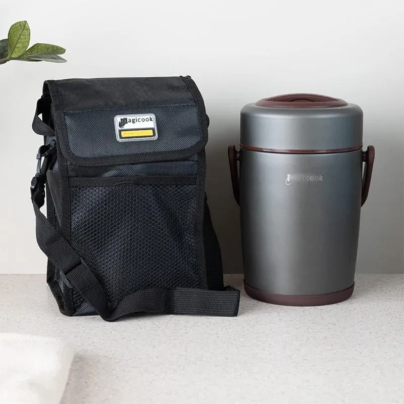 Cassa Insulated Lunch Box (Brown) - 2500 ML media 1