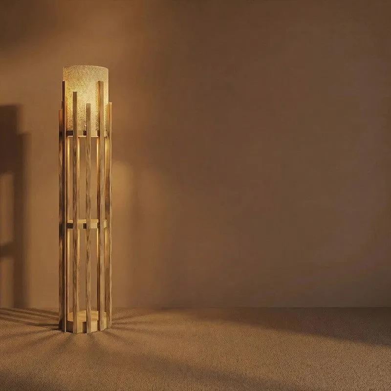 DLume Wooden Cage Floor Lamp media 6