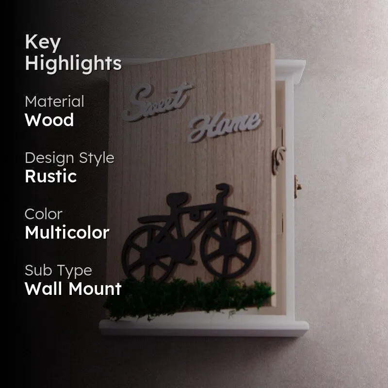 Sweet Home Wooden Ride Key Holder media 2