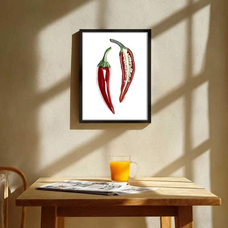 ChilliSplit Archival Canvas Wall Art - Black media 1