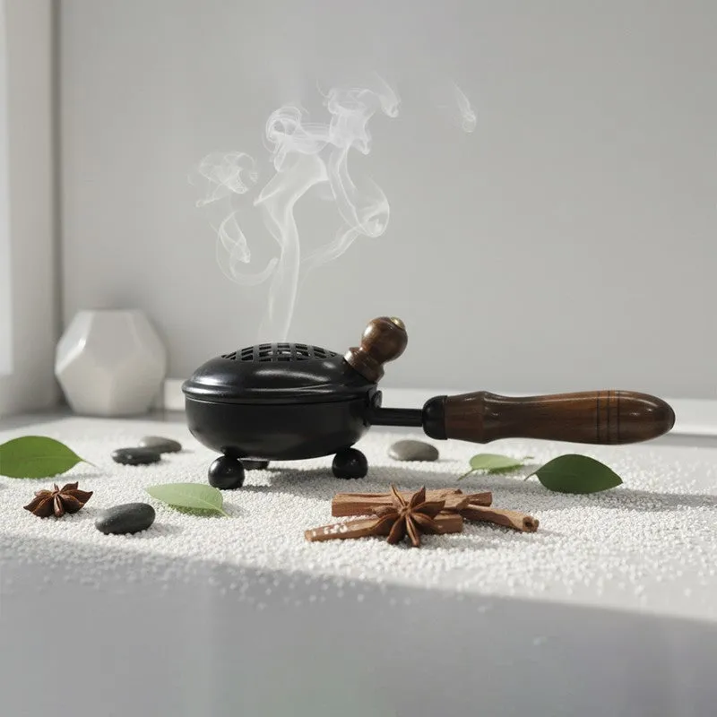 Aromawood Metal Incense Holder media 1