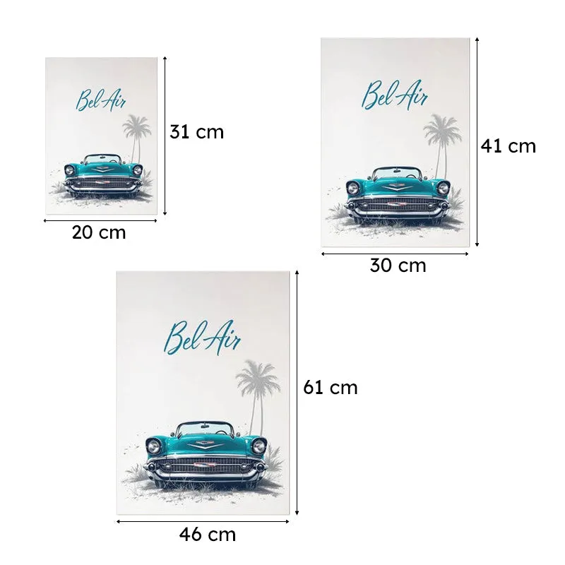 Turquoise Bel Air Wall Poster media 10