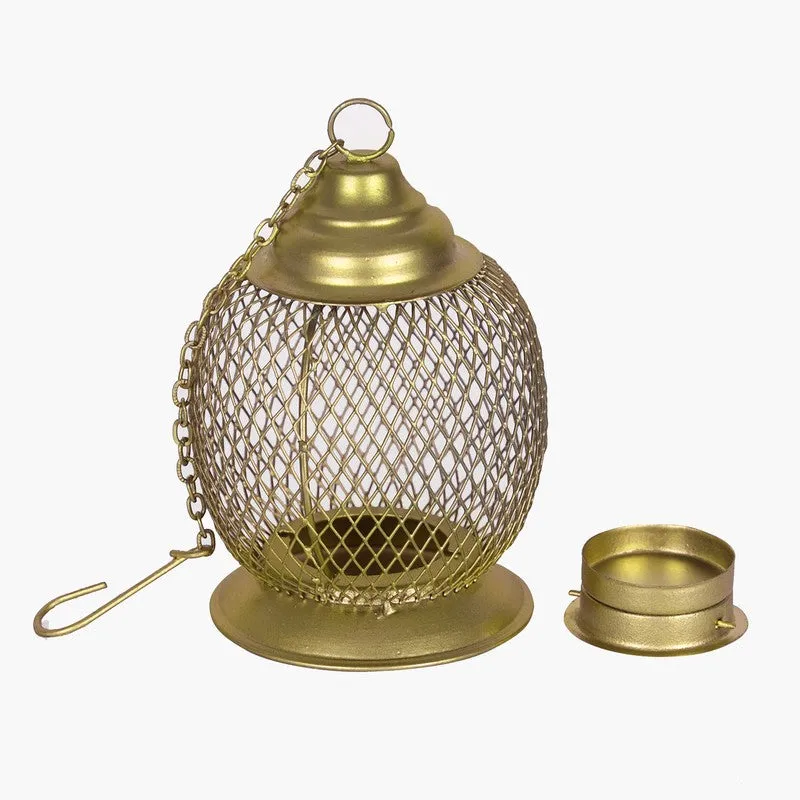 Aura Flick Tea Light Candle Holder (Gold) - Set Of Two - 6
