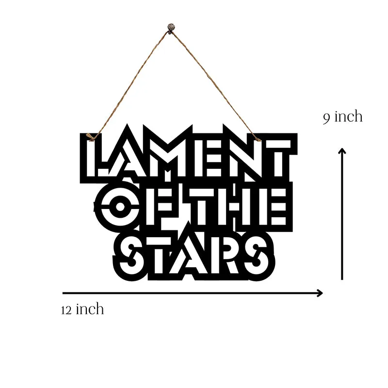 Lament Of Stars Mild Steel Wall Accent media 5