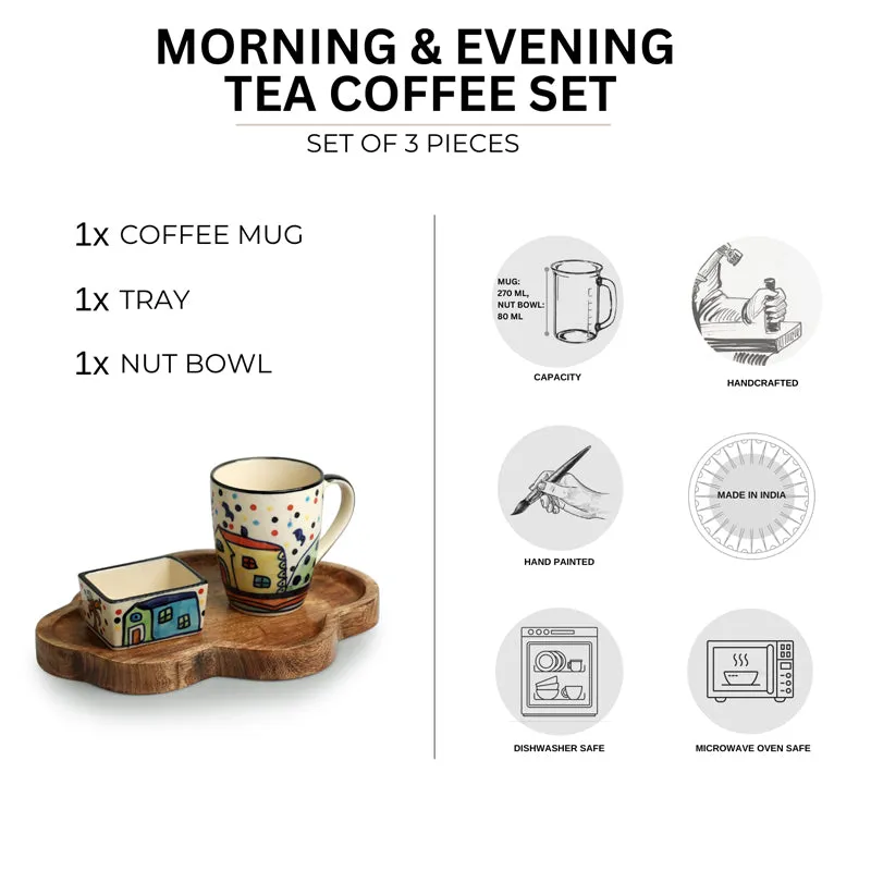 Coastal Ceramic Coffee Mug - Three Piece Set media 6