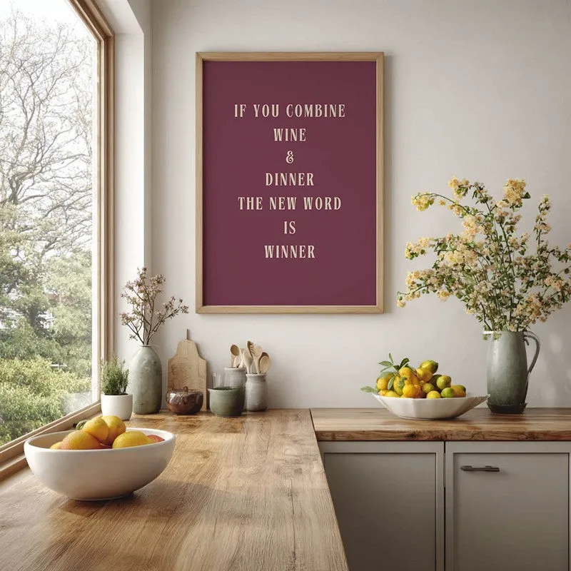 Savory Script Archival Canvas Wall Art - Brown media 6