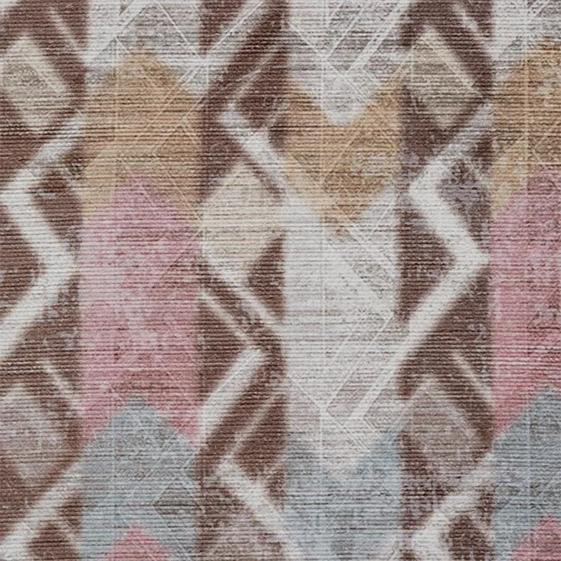 Stella Geometric Polyester Carpet - Blush media 5