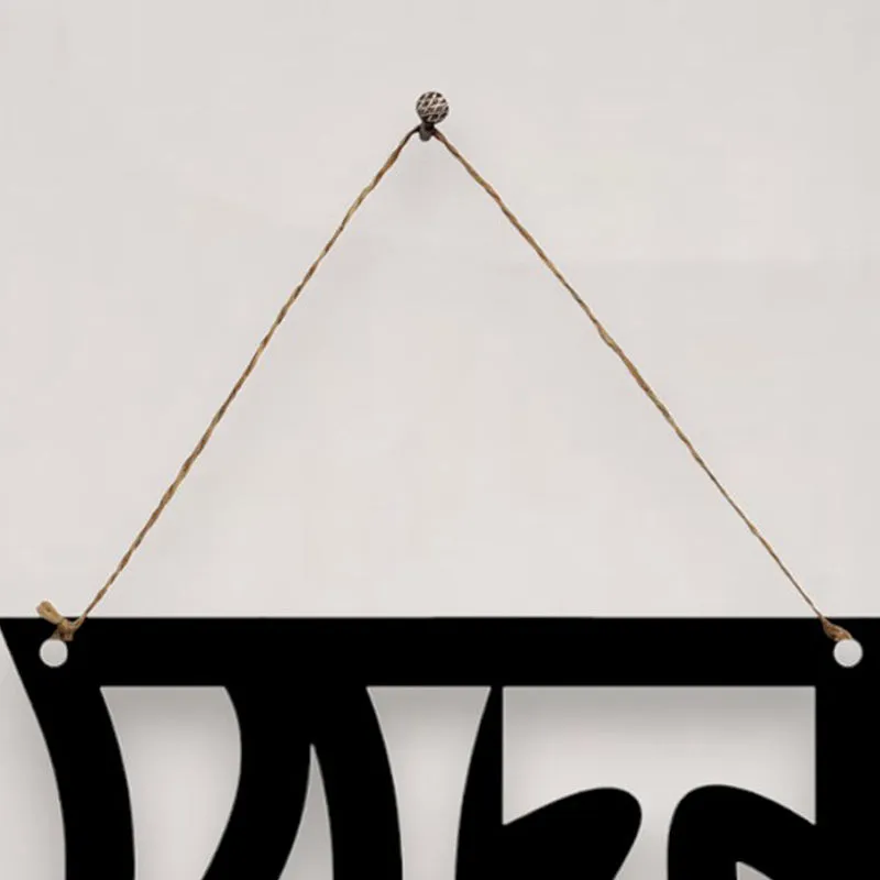 Lit Mild Steel Wall Accent media 4