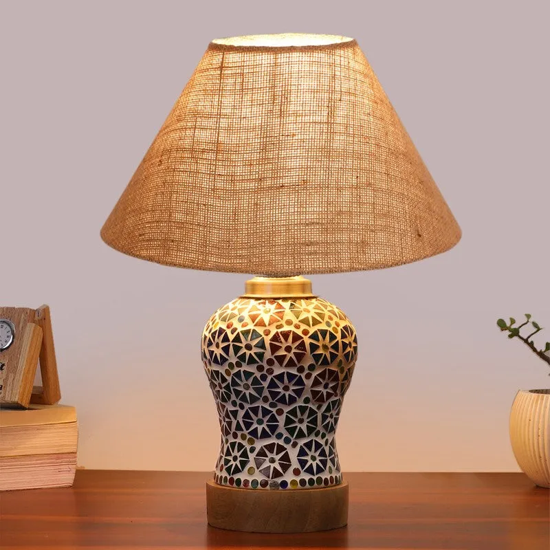 Ravixa Wooden Table Lamp - Multicolor media 3