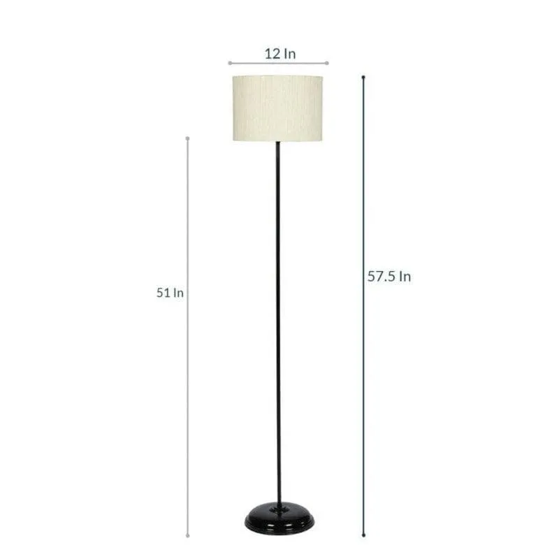 Urbane Xena Floor Lamp - White media 6