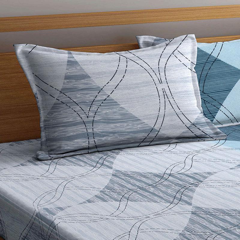Jasper Geometric Bedsheet - 150 GSM media 4