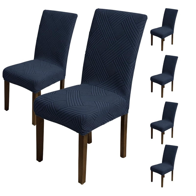Rivexa Softs Chair Cover (Blue) - Set Of Six media 3