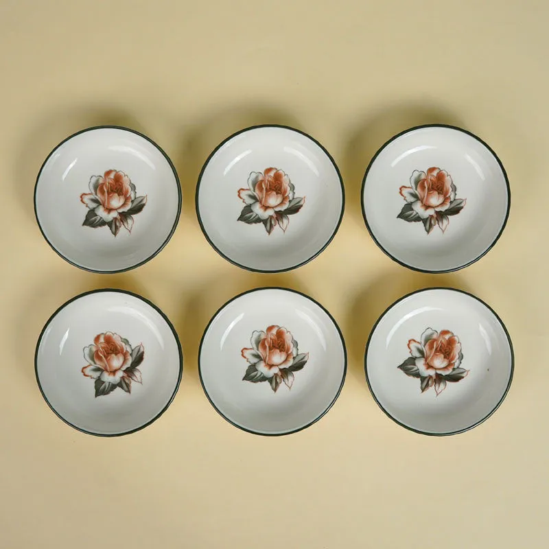 Maduva Floral Bowl (150 ML) - Set Of Six media 5