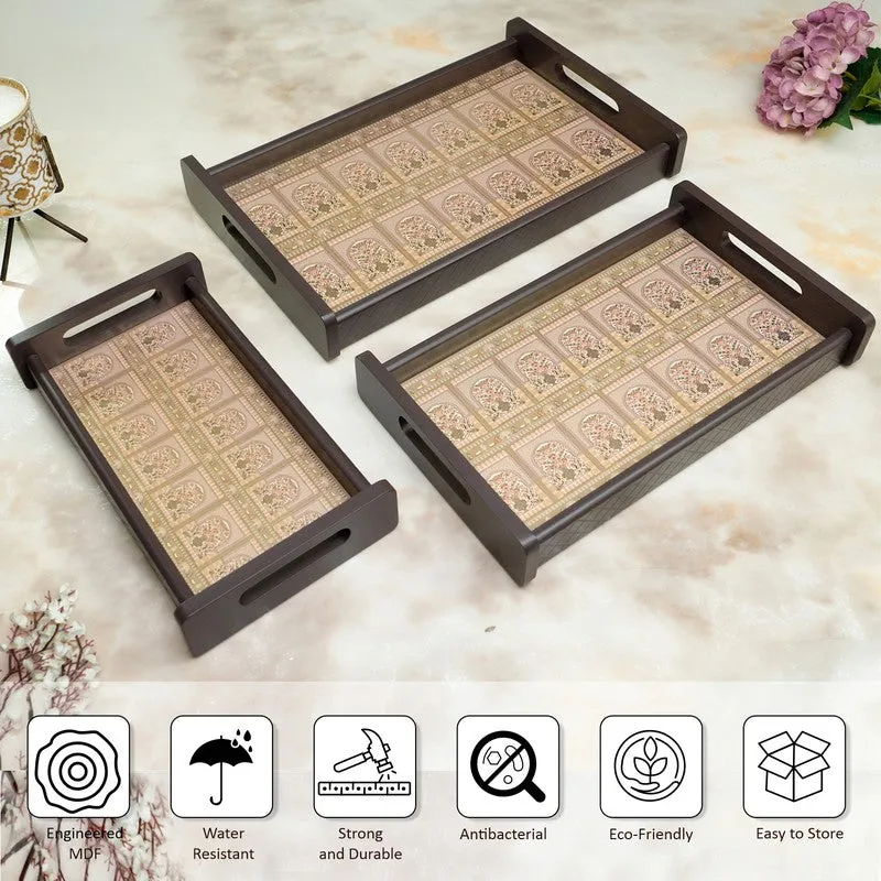 Axura Wooden Serving Tray - Set Of Three media 8