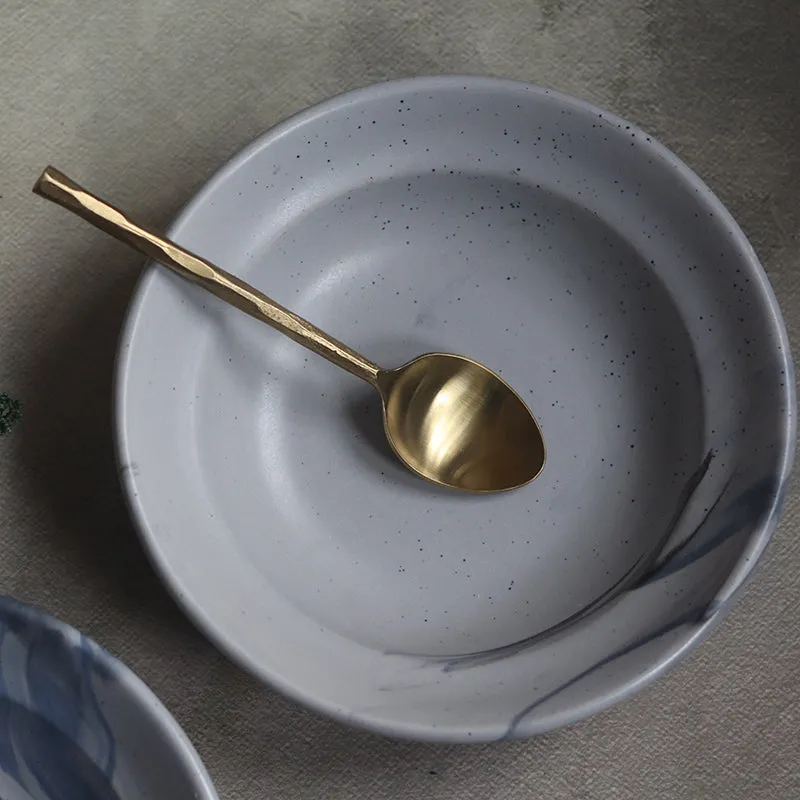Imogen Ceramic Pasta Plate - Grey media 5