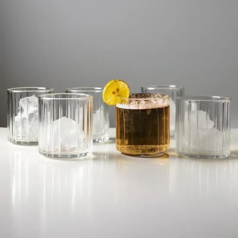 BoldSip Modern Whiskey Glass (280 mL) - Set Of Six media 1