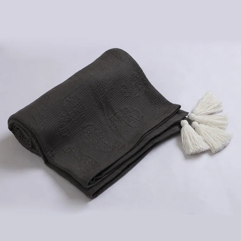 Sable Soft Knitted Cotton Throw media 4