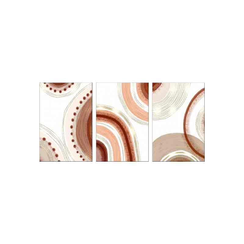 Swiss Roll Poly Canvas Wall Art - Three Piece Set media 5