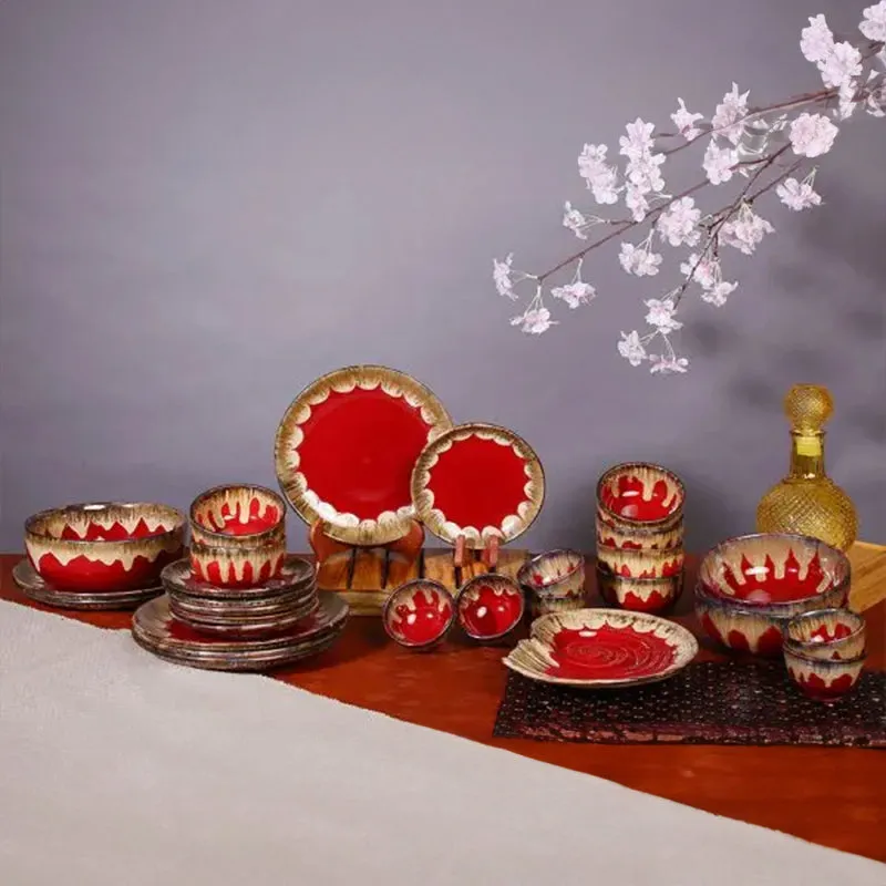 Gramae Handmade Dinner Set - 54 Piece Set media 4