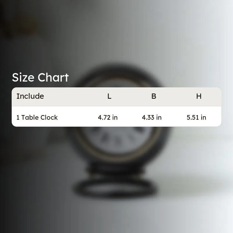 Time Nest Classic Round Table Clock media 8
