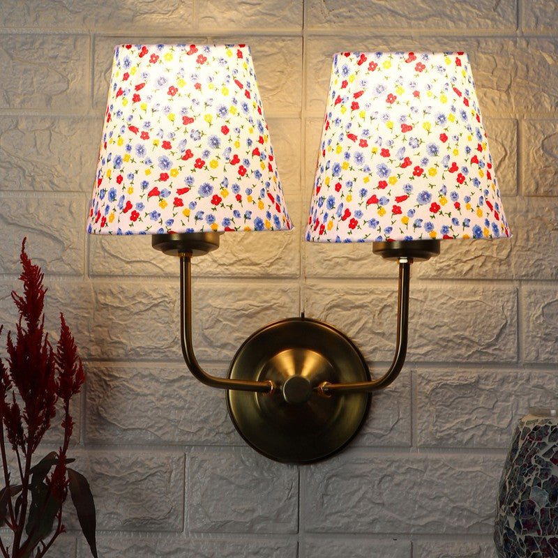 Floranira Fleur Duo Cone Metal Wall Lamp - Multicolor