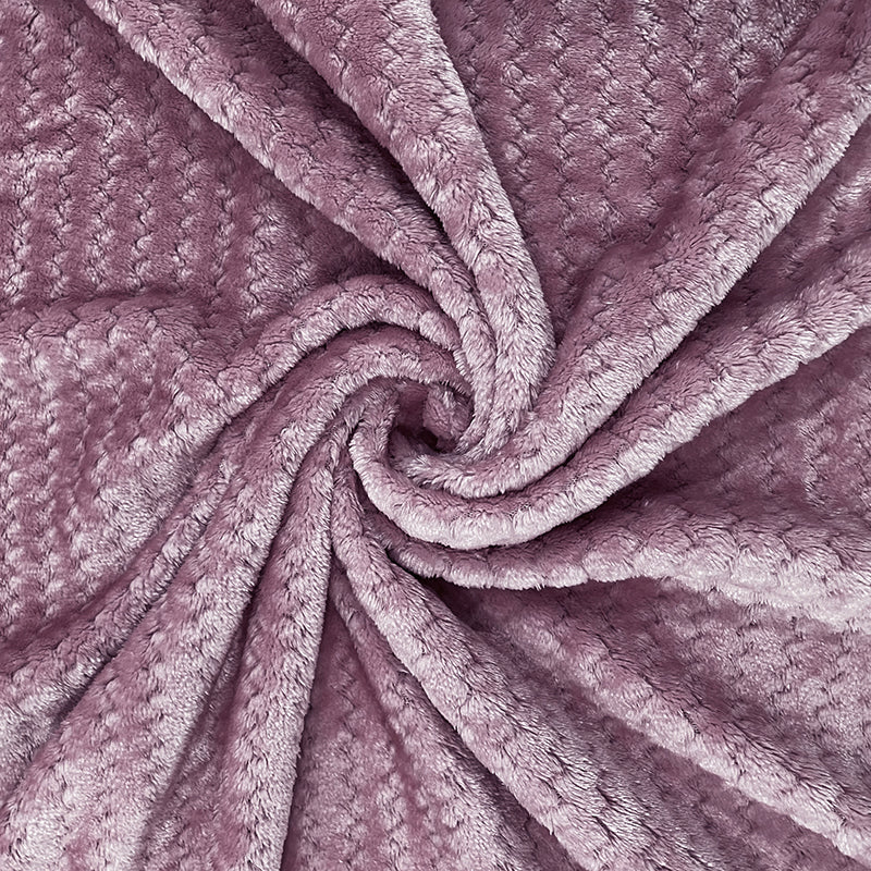Swayam Seda Mink Blanket (Purple) - 240 GSM media 5