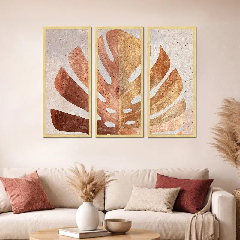 Botanical Leaf Wall Art - Set Of Three media 3