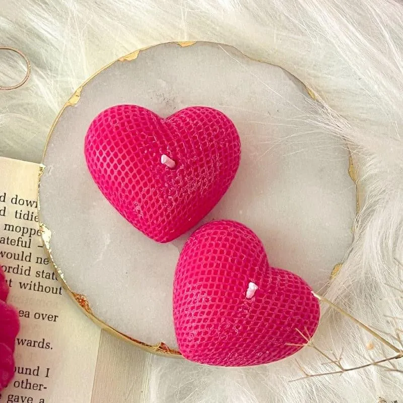 Heart Floral Fuse Scented Candle - Set Of Three media 4