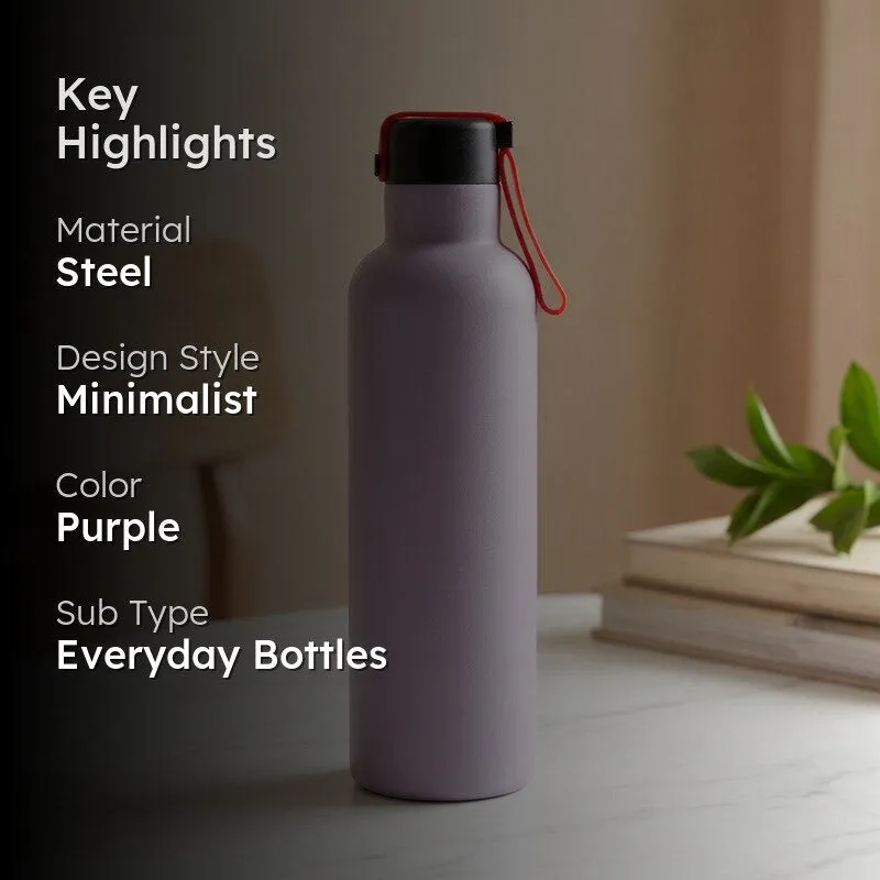 LiquiLock Airtight Bottle (Purple) - 600 mL media 2