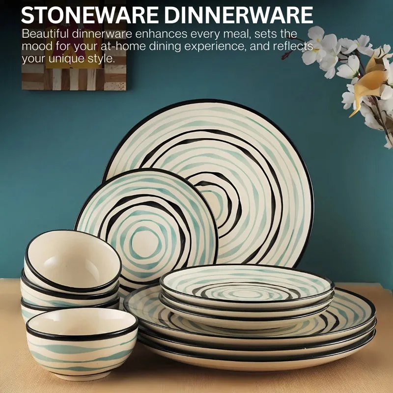 Sitara Stoneware Dinner Set - 12 Piece Set media 7