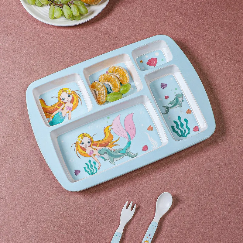 Mermaid Love Kids Dinner Plate media 6
