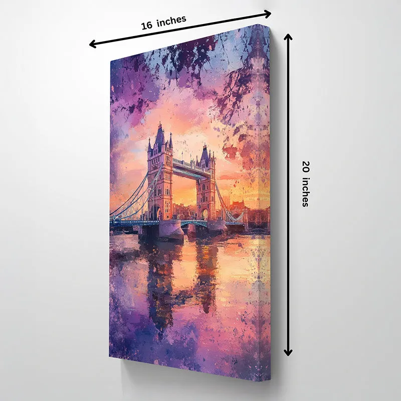 Tower Bridge Colors Wall Painting media 5