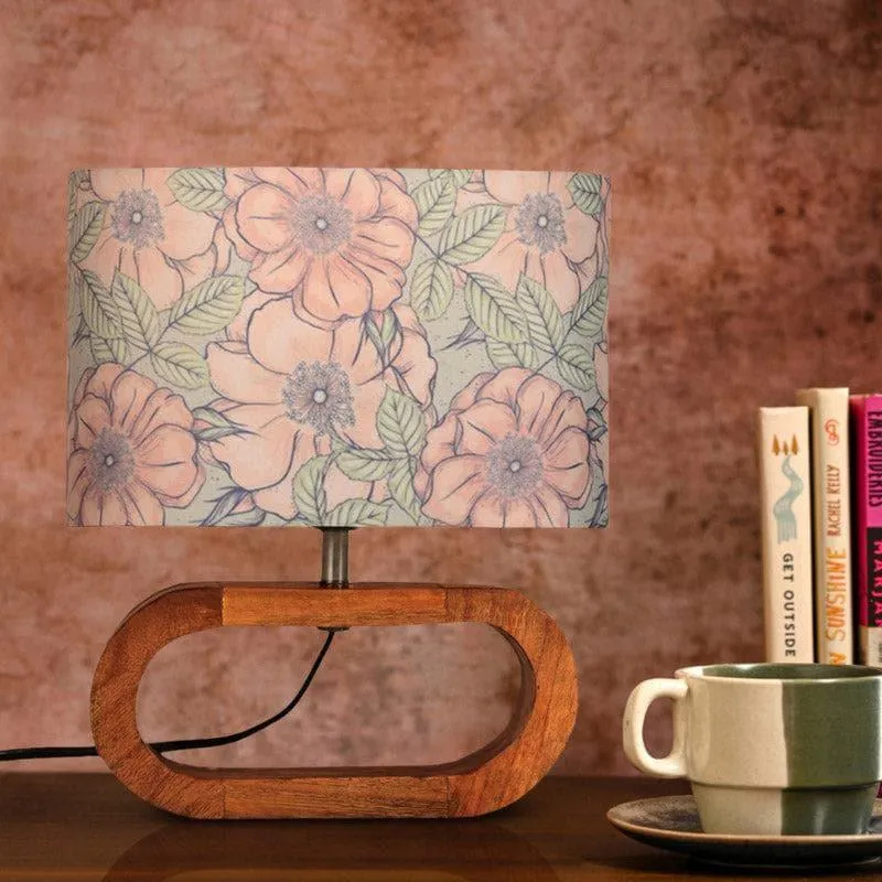 Flora Spread Mirza Fabric Table Lamp - Multicolor media 3