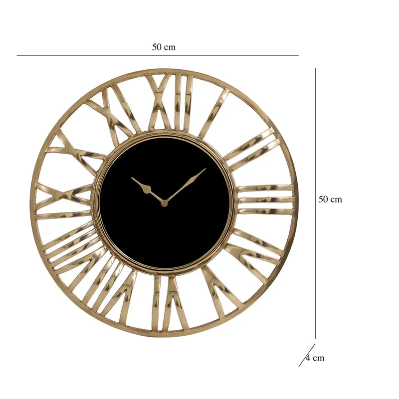 Esha Romanus Wall Clock - Gold media 6