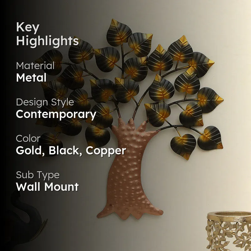 Dusky Leaves Metal Wall Accent media 2
