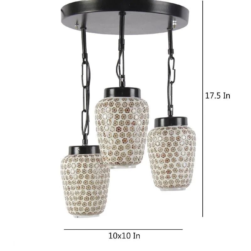 Honey Comb Gleam Cluster Ceiling Lamp media 5