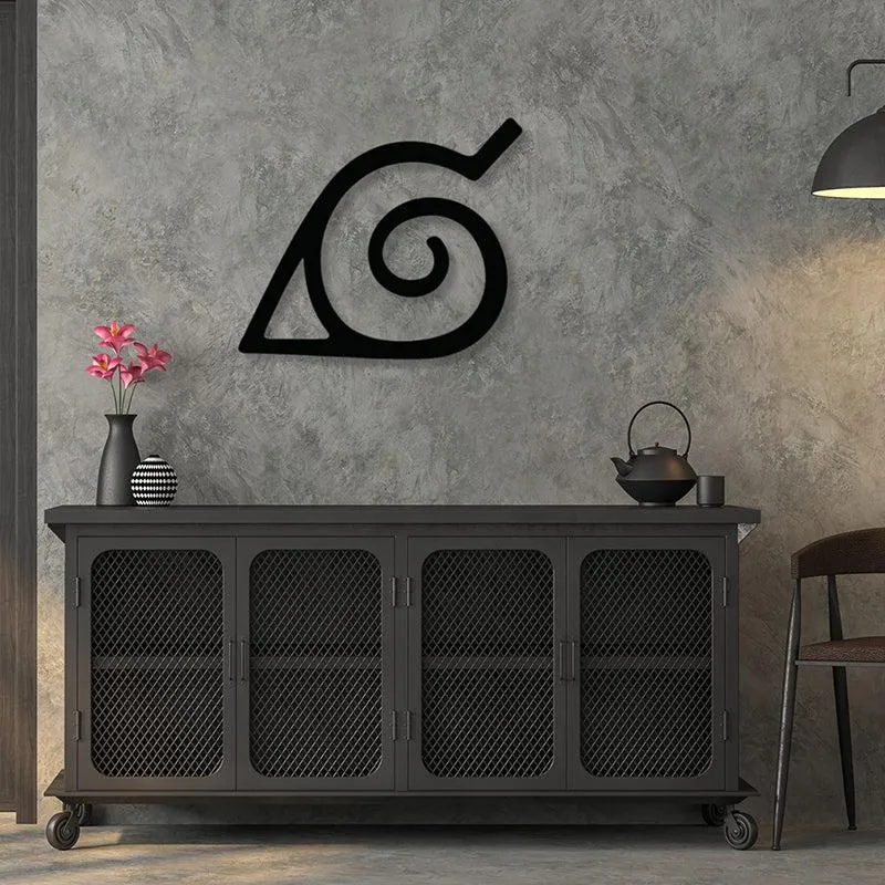 Naruto Black Iron Wall Accent media 1