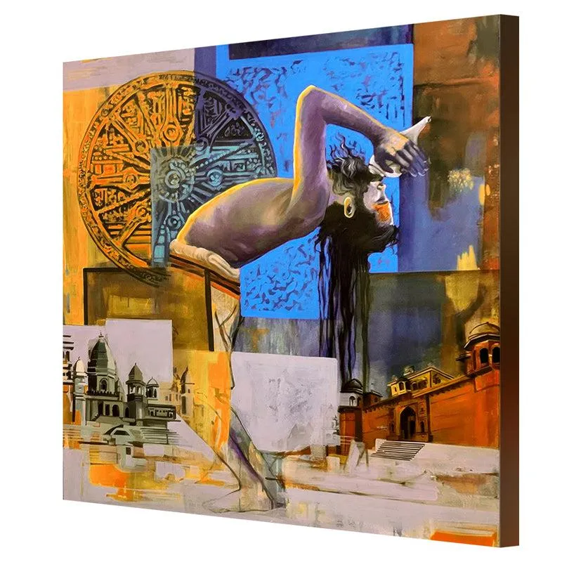 Spiritual Odyssey Wall Painting media 5
