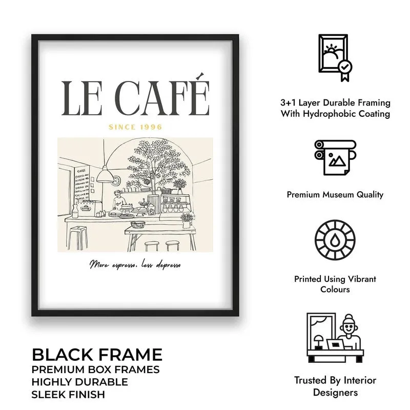 Abstra Kitchen Archival Canvas Wall Art - Black media 9