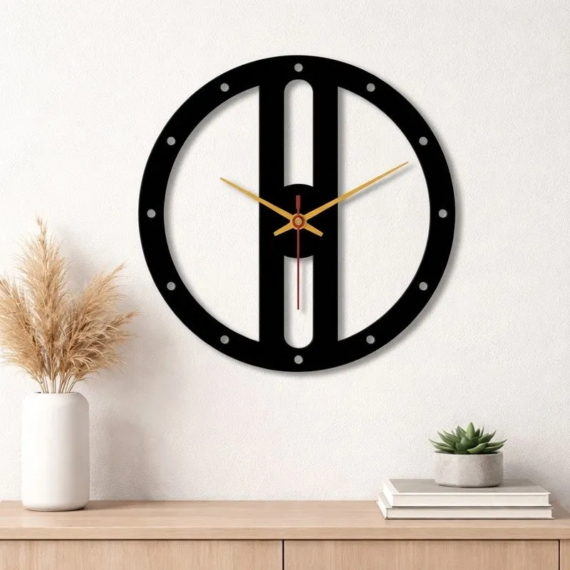 Pure Wood Round Wall Clock media 1