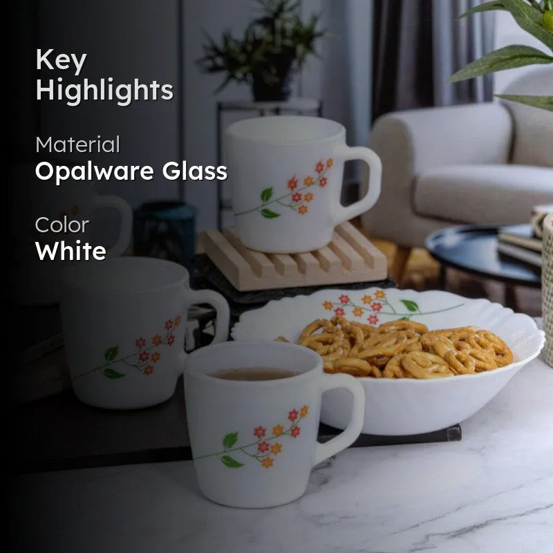 Cello Flowery Max Tea & Snack Set - Five Piece Set media 2