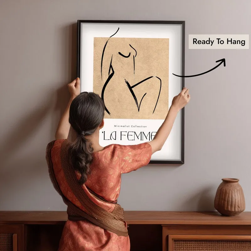 Sovereign Ease Canvas Wall Painting With Black Frame media 6