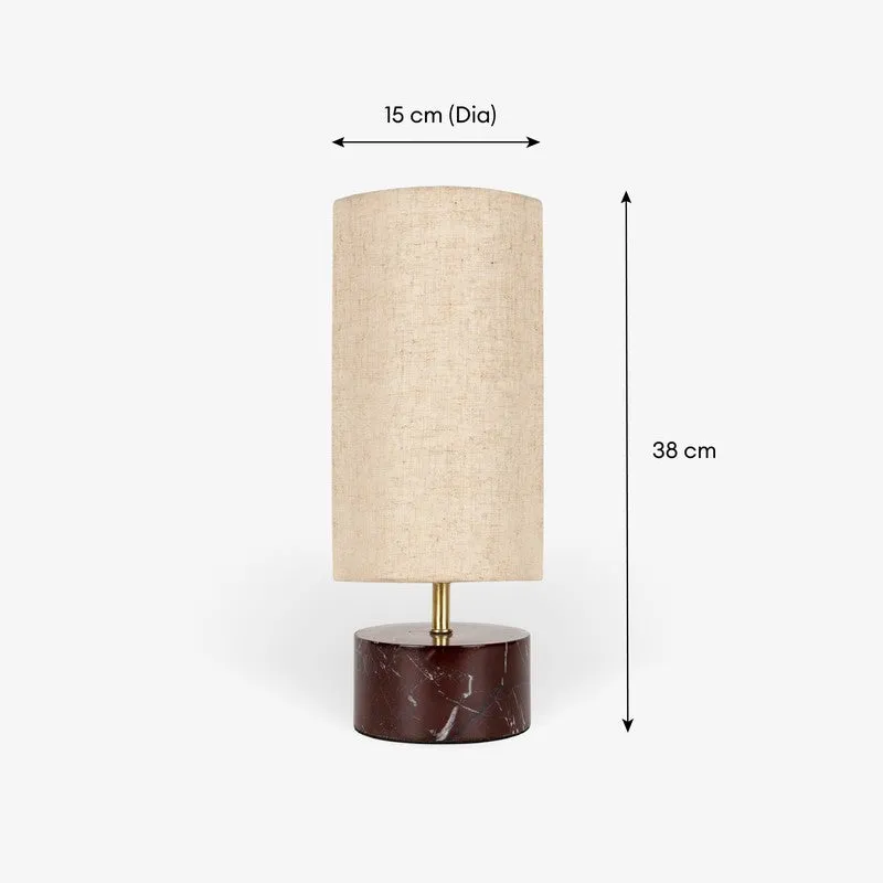 Orange Tree Kai MarbleTable Lamp - Brown,White media 7