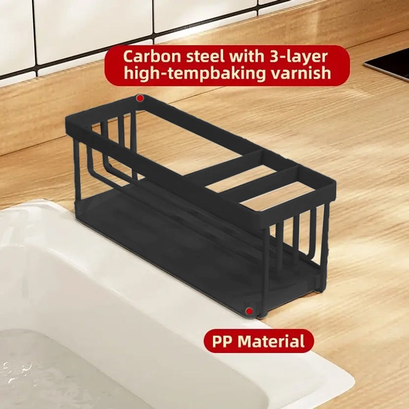 Triva Kitchen Sink Organizer - Black media 5