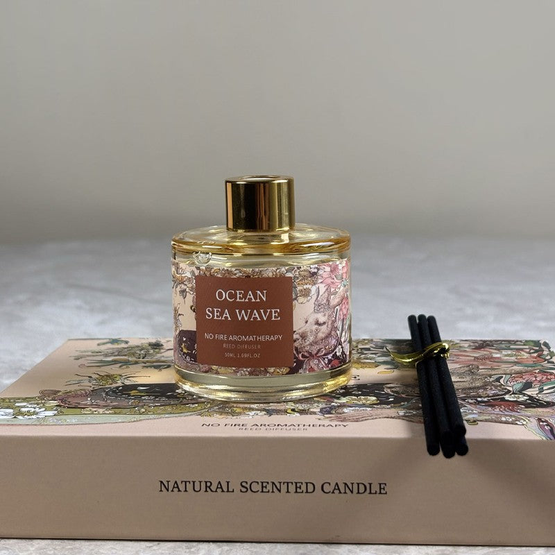 Warm Scent Reed Diffuser (Maroon) - Set Of Two media 5