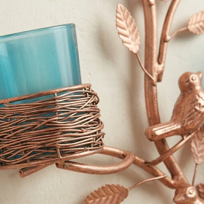 Cuprum Stem Candle Holder Votive - Azure media 3