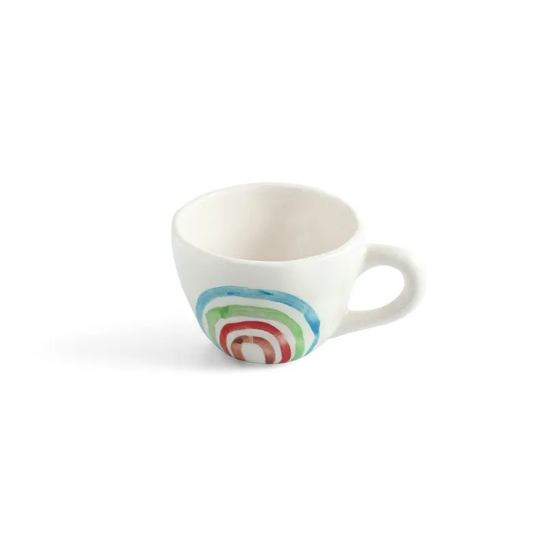 Rainbow Ceramic Tea Cup (220 mL Each) - Set Of Two media 4