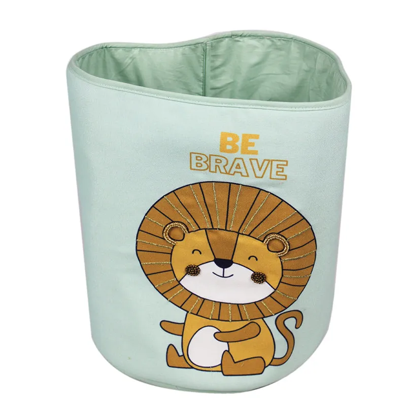 Leo Loom Organiser Fabric Basket - Lion Paw Collection media 5