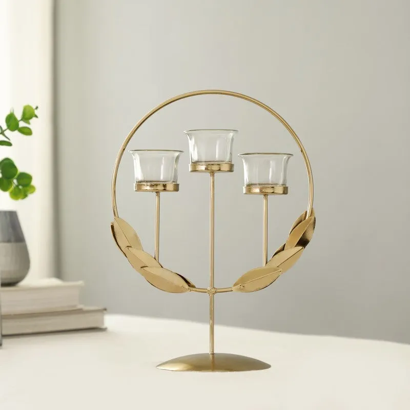 LumeLeaf Tea Light Candle Holder media 1