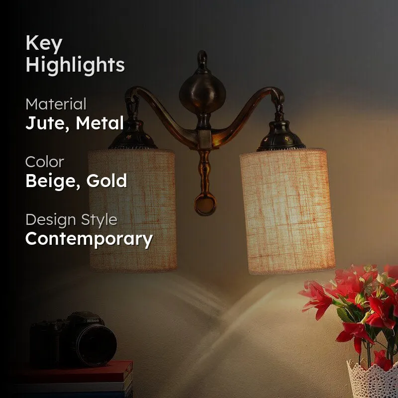 Glowbug Cylindrical Metal Wall Lamp media 2